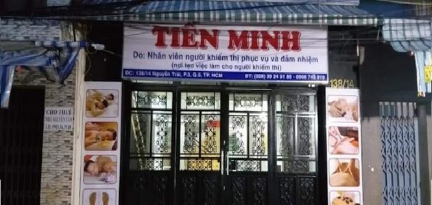 Massage khiếm thị Tiến Minh | Nguồn ảnh: Internet